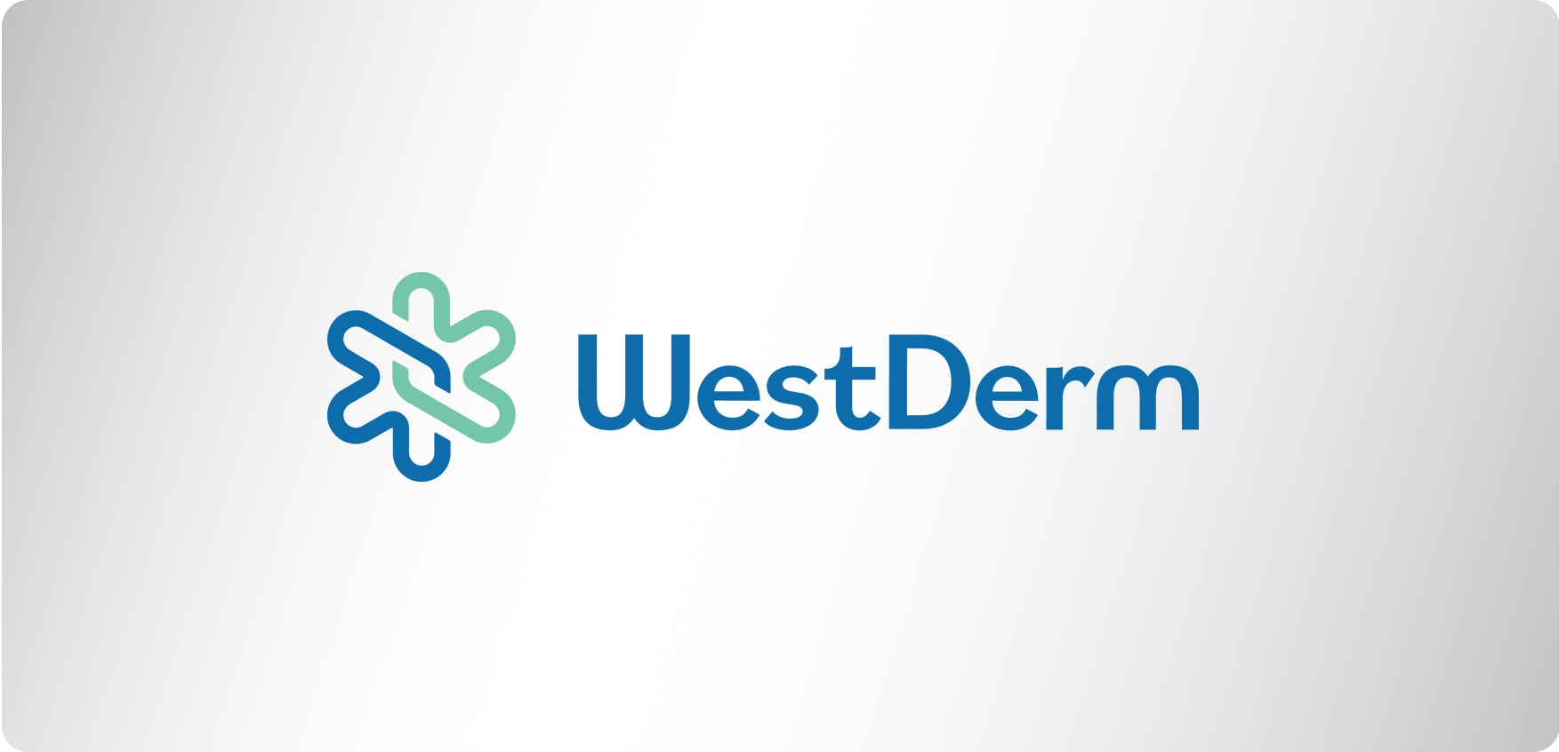 WestDerm logo on a gray gradient background